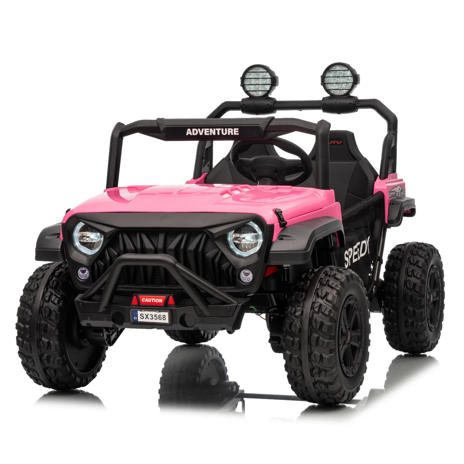 24V 2 Seater Electric UTV Ride-On Car for Kids – [Reinforced Metal Frame] | Jeep-Style Buggy with Remote Control - Image 13