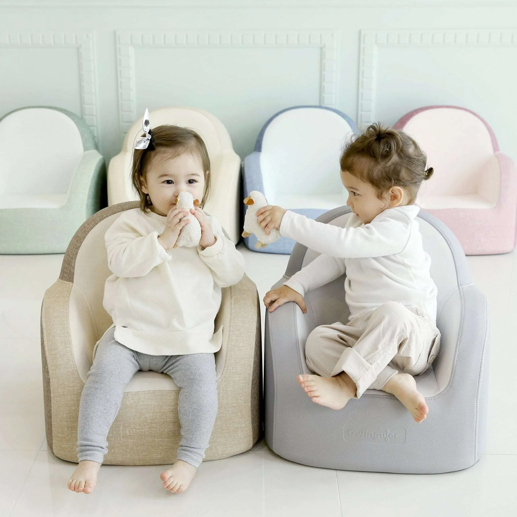 DWINGULER SOFKIN Leather Luxury Kids Sofa By PBK - Image 4