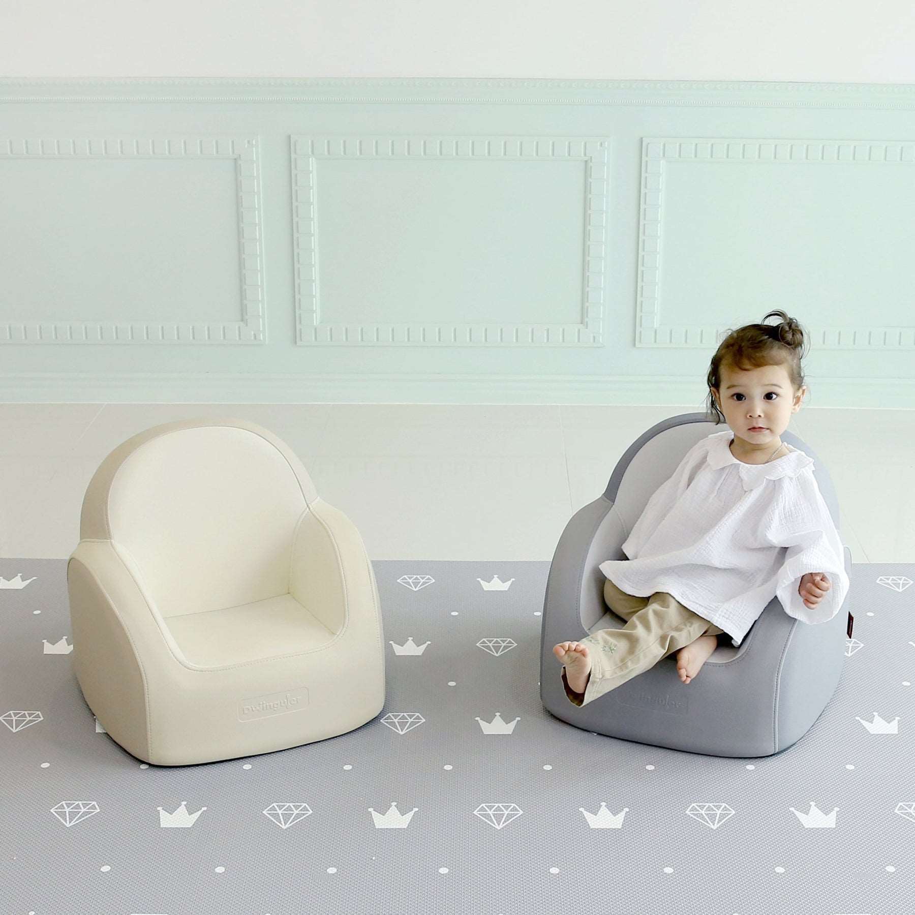 DWINGULER SOFKIN Leather Luxury Kids Sofa By PBK - Image 5