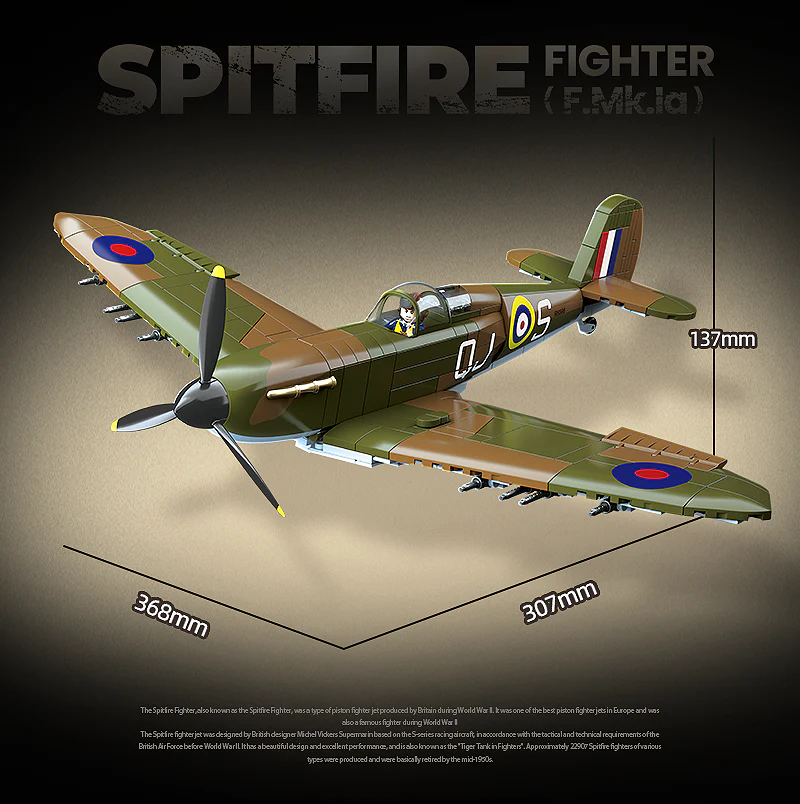 Spitfire Fighter - 682Pcs - Image 5