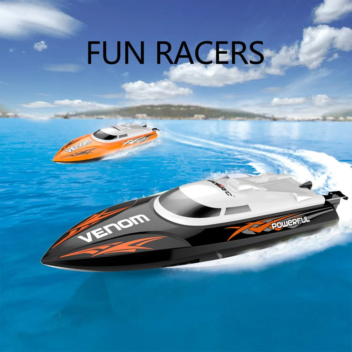 Venom High Speed Remote Control RC Boat Toys - 25KM/H UDI001 - Image 7