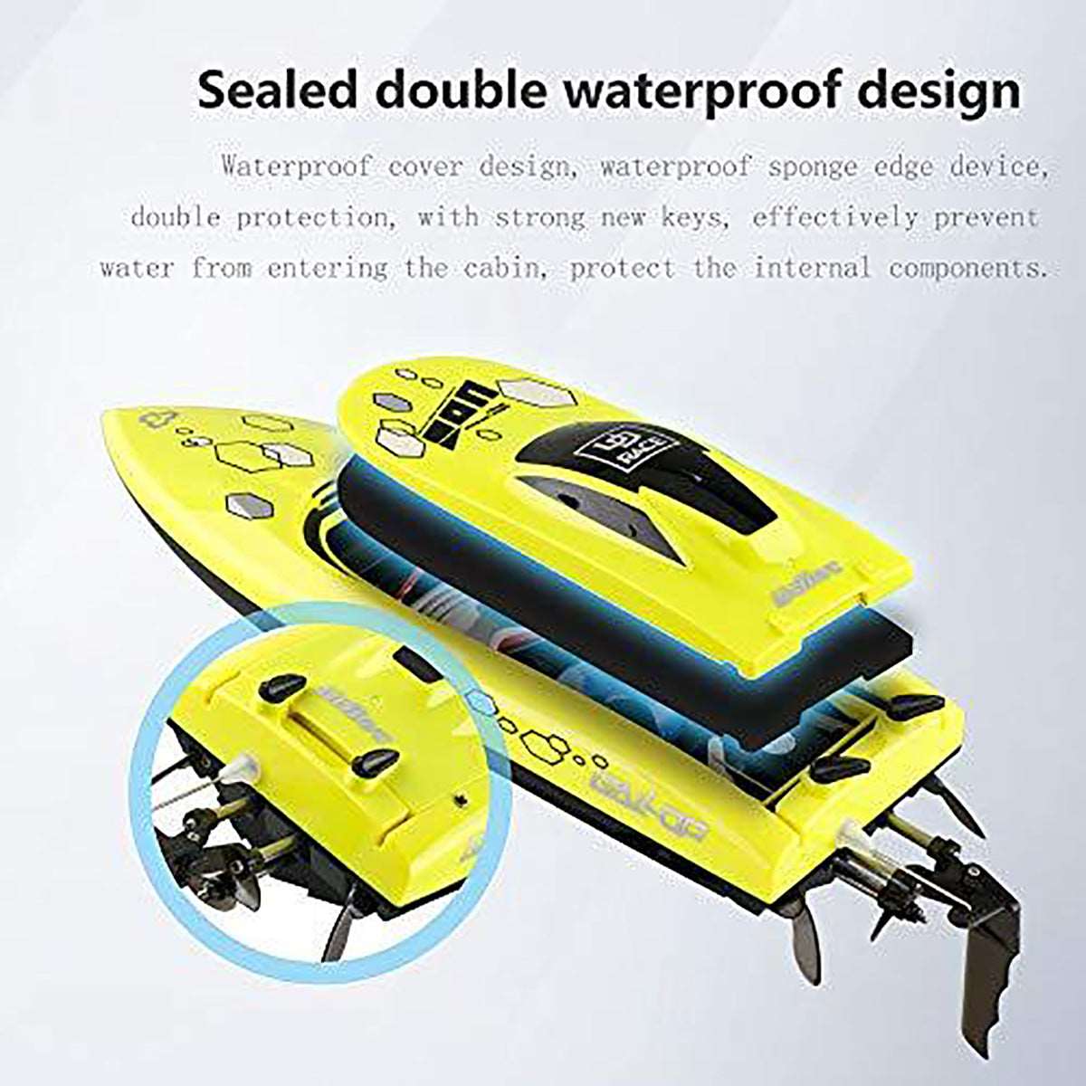 Gallop High Speed Remote Control RC Boat - 25KM/H UDI008 - Image 3
