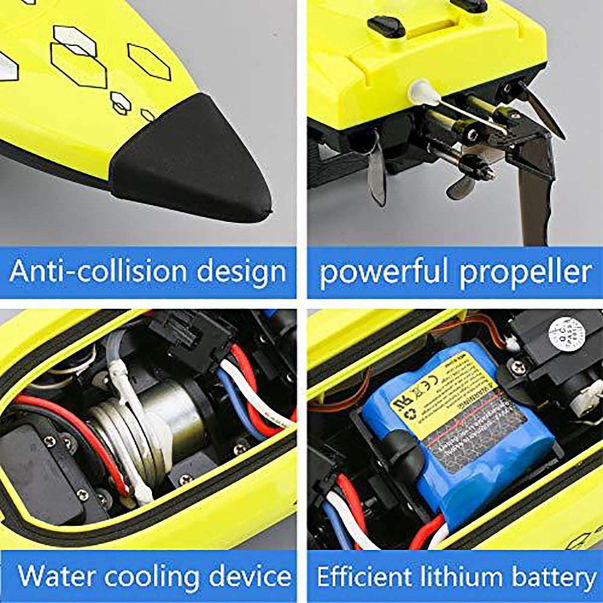 Gallop High Speed Remote Control RC Boat - 25KM/H UDI008 - Image 6