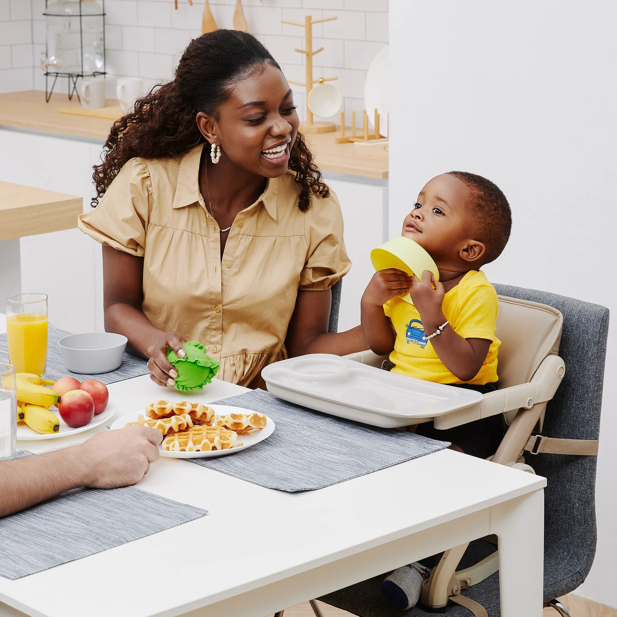Unilove Feed Me 3-in-1 Dining Leather Booster Seat for Toddlers - Image 14