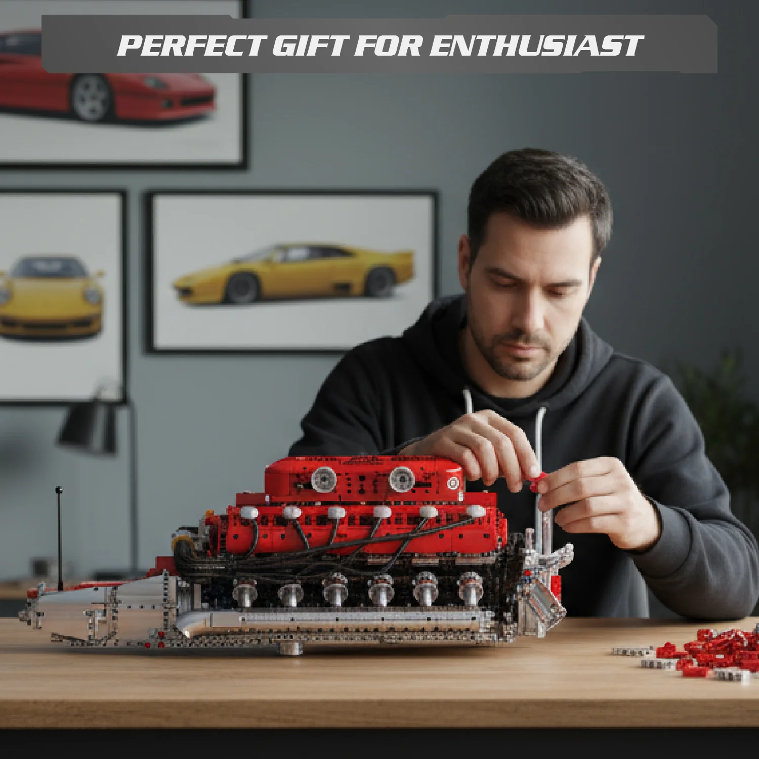 Mould King Lambo V12 Engine Building Sets - (3472 Pieces) - Image 4