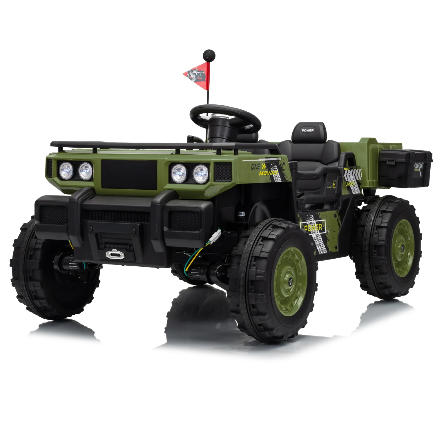 Vanguard 24V 2 Seater Kids Electric UTV Ride-On Car with 4 Motors - Image 14