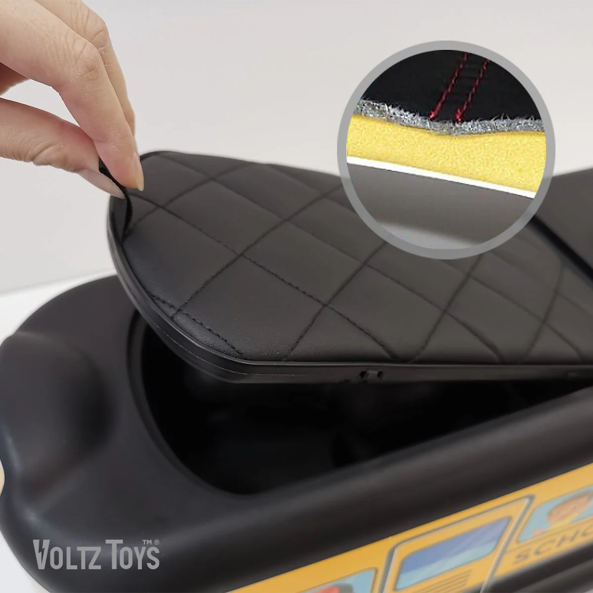 School Bus Pedal Ride on Racer Car Foot to Floor - Image 5