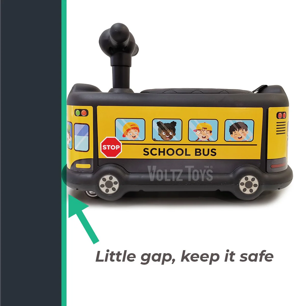 School Bus Pedal Ride on Racer Car Foot to Floor - Image 7